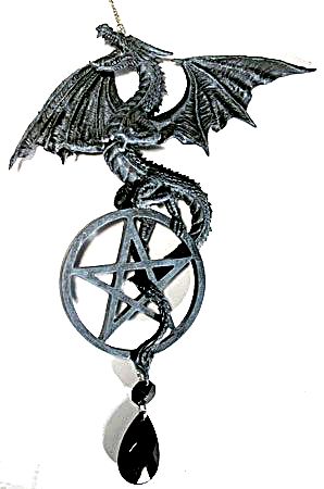 Pentagram Dragon Dream Catcher