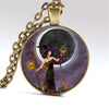 Wicca Cat And Moon Necklace