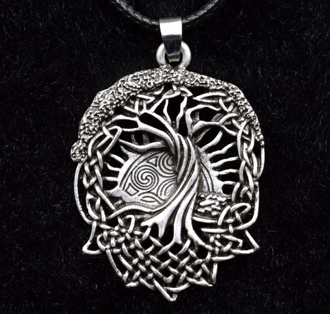 Celtics World Tree Pendant Necklace