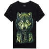 3D Wolf T shirt 100% Cotton
