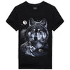 3D Wolf T shirt 100% Cotton