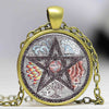 Tree of Life Pentagram Wicca Pendant Necklace