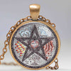 Tree of Life Pentagram Wicca Pendant Necklace