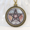 Tree of Life Pentagram Wicca Pendant Necklace