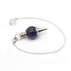 Handmade Healing Natural lapis lazuli Pendulum Necklace Dowsing Amulet