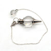 Handmade Healing Natural lapis lazuli Pendulum Necklace Dowsing Amulet