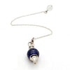 Handmade Healing Natural lapis lazuli Pendulum Necklace Dowsing Amulet