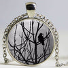 Raven Wicca Pendant Necklace