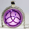 Raven Wicca Pendant Necklace