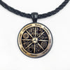 Zodiac Wicca Pendant Necklace Silver Crescent