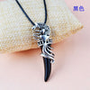 BONLAVIE Wolf Fang Classic Pendant Stainless Steel Charm with Necklace