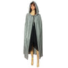 Gothic Hooded Velvet Cloak Wicca Robe Medieval Witchcraft Cape Halloween Costume S3