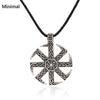Norse Viking Pendant Necklace Elder Futhark Runes Eihwaz And Naudhiz Combination