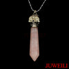 Hexagon Prism Magic Skull Reiki Pendant Necklaces
