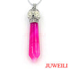 Hexagon Prism Magic Skull Reiki Pendant Necklaces