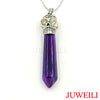 Hexagon Prism Magic Skull Reiki Pendant Necklaces