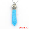 Hexagon Prism Magic Skull Reiki Pendant Necklaces