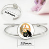 Wicca Cat Necklace Pentagram Pendant