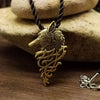 Celt Wolf Head Pendant Necklace