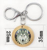 Wicca Wolf Head Photo Necklace Pendant