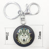Wicca Wolf Head Photo Necklace Pendant