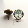 Wicca Wolf Head Photo Necklace Pendant