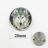 Wicca Wolf Head Photo Necklace Pendant