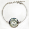 Wicca Wolf Head Photo Necklace Pendant