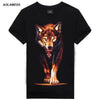 3D Wolf T shirt 100% Cotton