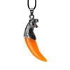 Antique Wolf Fang Pendant Necklace
