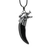 Antique Wolf Fang Pendant Necklace