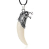 Antique Wolf Fang Pendant Necklace