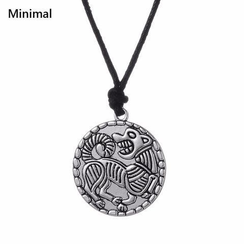 Sliver Solomon Irish Circle Necklace Pendant